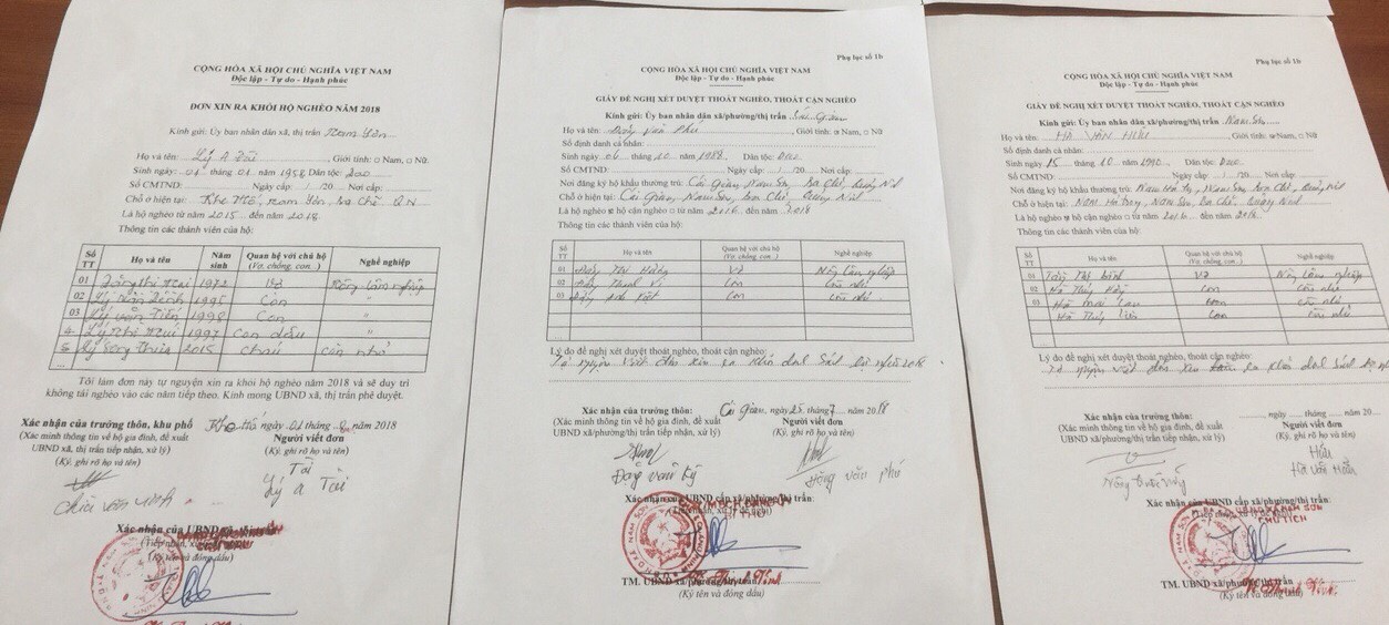 Những lá đơn xin tự nguyện thoát nghèo ở Ba Chẽ đã chứng minh sự thay đổi tư duy của người dân trong việc tự lực xóa nghèo. 