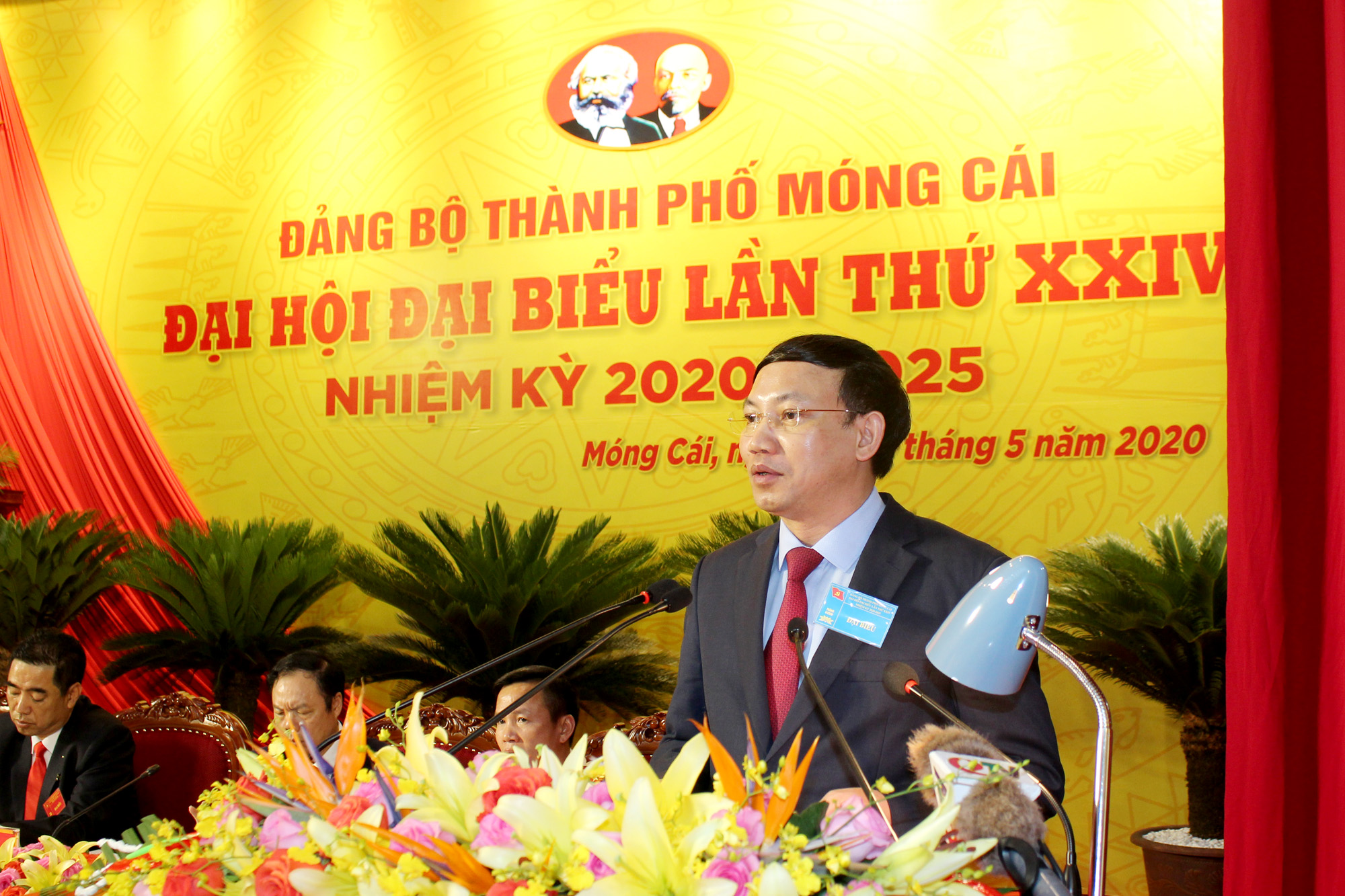 Đồng chí Nguyễn Xuân Ký, Bí thư Tỉnh ủy, Chủ tịch HĐND tỉnh, phát biểu chỉ đạo tại Đại hội.
