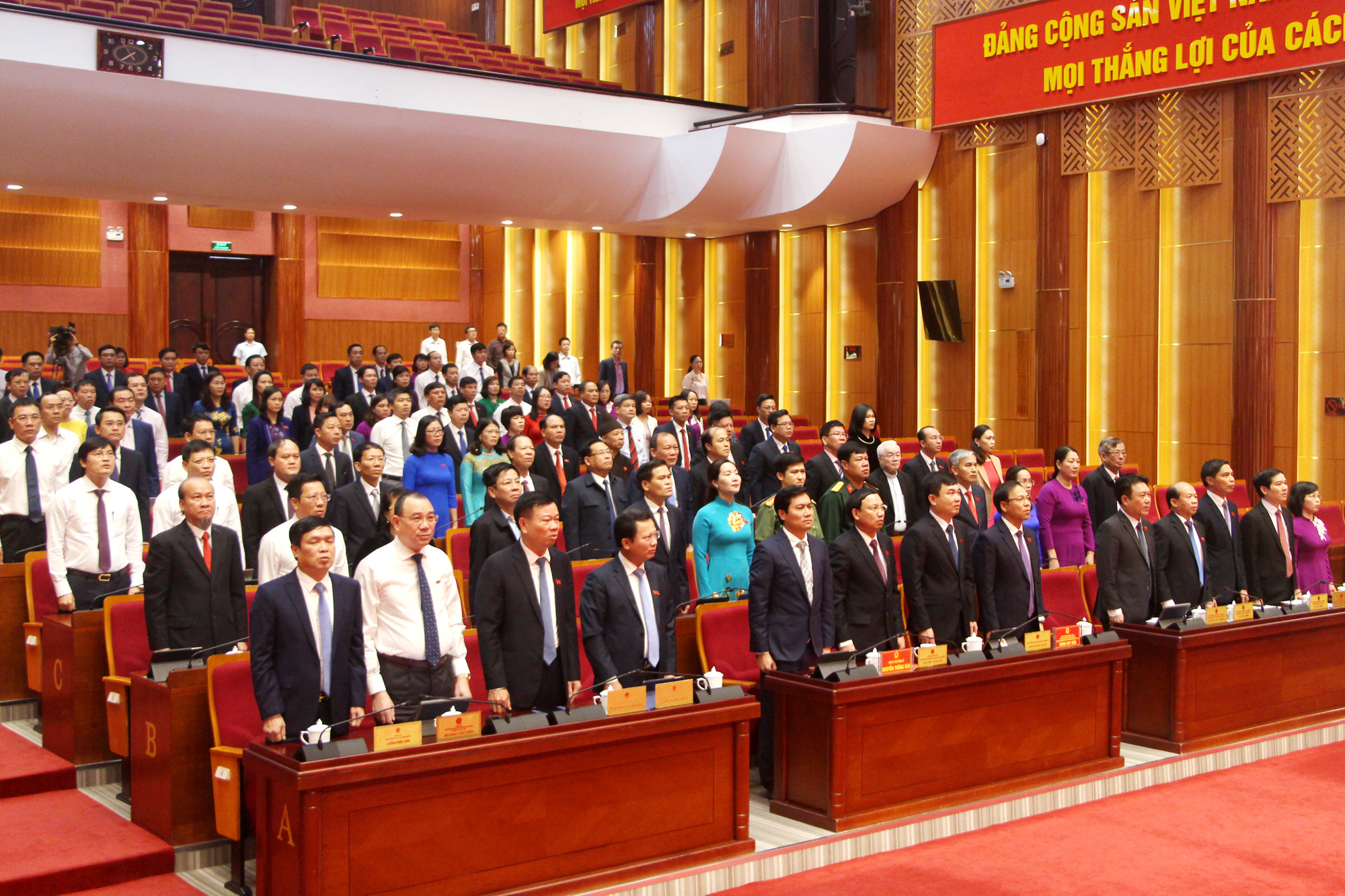 Quang cảnh Kỳ họp thứ 20, HĐND tỉnh khóa XIII.