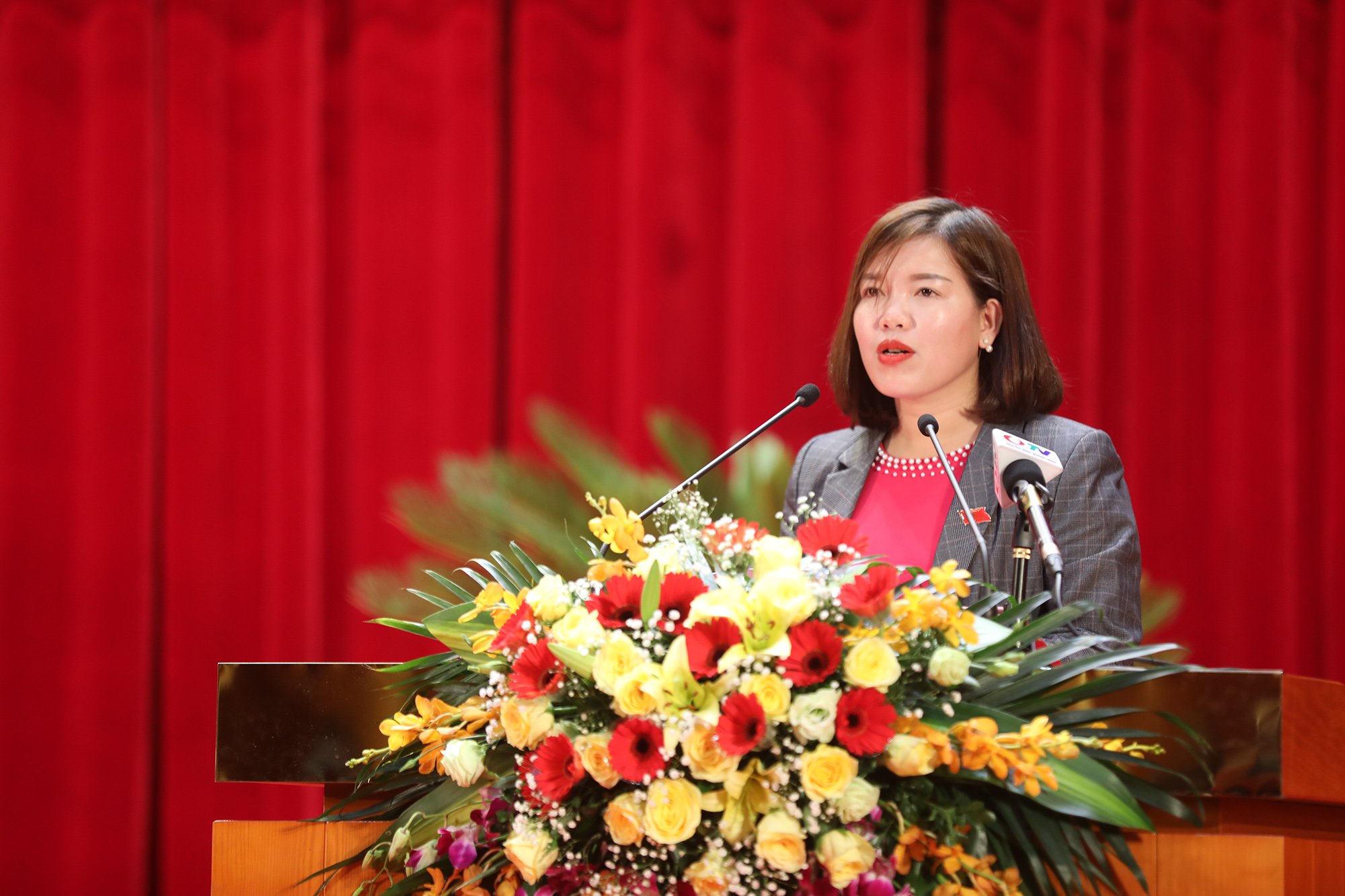 Đại biểu Trần Thị Thiêm.