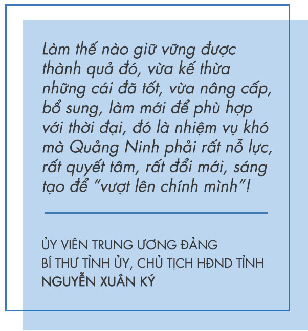 Với tư duy năng động, sáng tạo, đổi mới, Quảng Ninh đã triển khai tuyến cao tốc Hạ Long - Hải Phòng, rút ngắn thời gian từ Quảng Ninh tới thủ đô Hà Nội