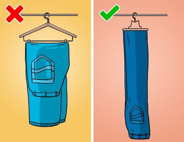 9 sai lầm hầu như ai cũng mắc phải khi cất giữ quần áo - Ảnh 5. 9 sai lầm hầu như ai cũng mắc phải khi cất giữ quần áo - Ảnh 5.