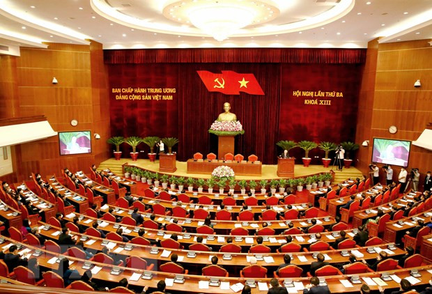 Bế mạc Hội nghị TW 3: Cụ thể hóa kịp thời Nghị quyết Đại hội XIII hình ảnh 2 Be mac Hoi nghi TW 3: Cu the hoa kip thoi Nghi quyet Dai hoi XIII hinh anh 2