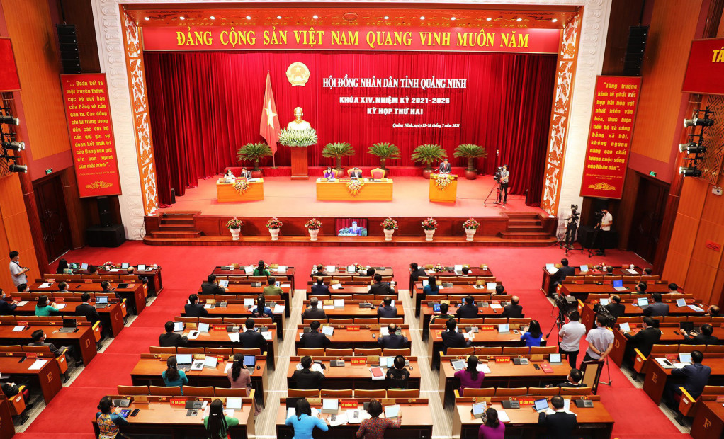 Quang cảnh Kỳ họp thứ 2 HĐND tỉnh khóa XIV.