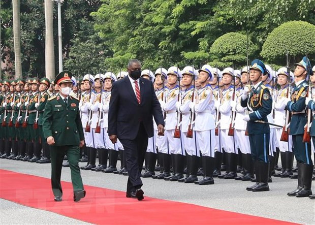 Việt Nam và Hoa Kỳ nhất trí thúc đẩy hợp tác quốc phòng hình ảnh 1 Viet Nam va Hoa Ky nhat tri thuc day hop tac quoc phong hinh anh 1