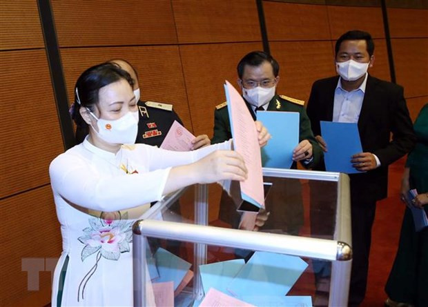 Phê chuẩn đề nghị bổ nhiệm bộ trưởng và thành viên Chính phủ hình ảnh 1 Phe chuan de nghi bo nhiem bo truong va thanh vien Chinh phu hinh anh 1