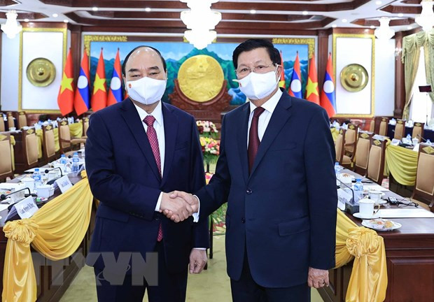 Chuyến thăm Lào của Chủ tịch nước đạt kết quả toàn diện, thực chất hình ảnh 1 Chuyen tham Lao cua Chu tich nuoc dat ket qua toan dien, thuc chat hinh anh 1