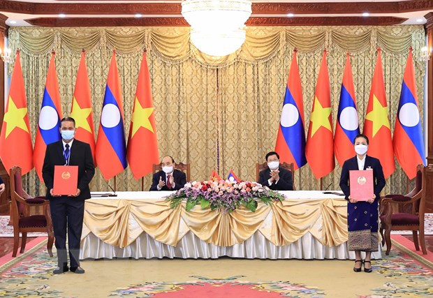 Chuyến thăm Lào của Chủ tịch nước đạt kết quả toàn diện, thực chất hình ảnh 3 Chuyen tham Lao cua Chu tich nuoc dat ket qua toan dien, thuc chat hinh anh 3