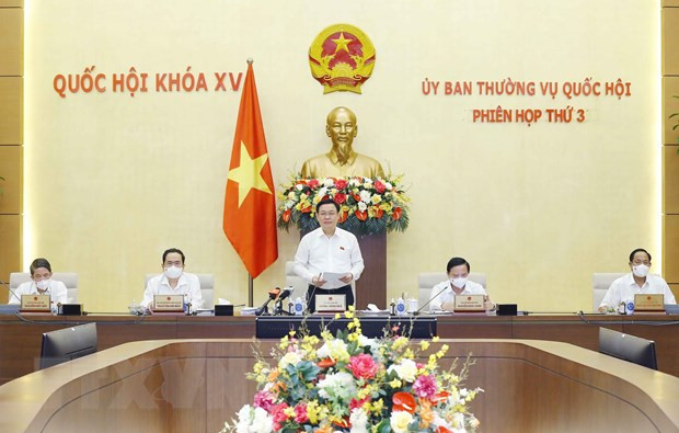 Bế mạc Phiên họp thứ ba của Ủy ban Thường vụ Quốc hội hình ảnh 1 Be mac Phien hop thu ba cua Uy ban Thuong vu Quoc hoi hinh anh 1