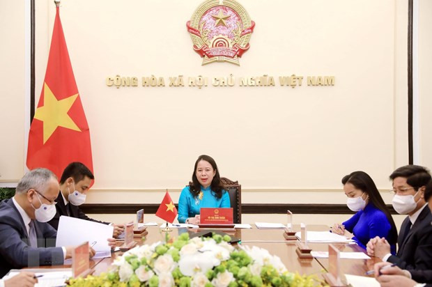Phó Chủ tịch nước Võ Thị Ánh Xuân điện đàm với Phó Tổng thống Nigeria hình ảnh 1 Pho Chu tich nuoc Vo Thi Anh Xuan dien dam voi Pho Tong thong Nigeria hinh anh 1
