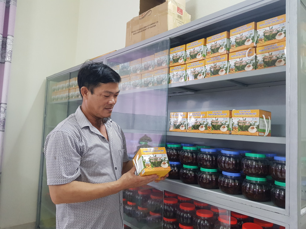 Sản phẩm chanh đào mật ong Anh Thiết của hộ anh Vũ Văn Thiết, xã Quảng Thành là một trong những sản phẩm OCOP nổi tiếng của huyện Hải Hà.