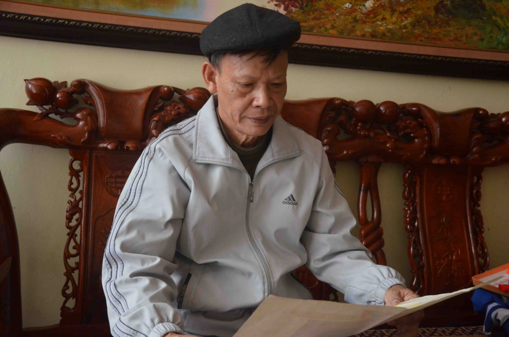 Cựu chiến binh Lưu Văn Quý.