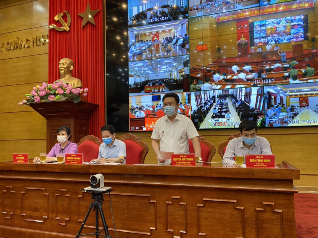 Ủy ban Kiểm tra Tỉnh ủy triển khai công tác kiểm tra, giám sát, kỷ luật Đảng 6 tháng cuối năm, ngày 5/7/2021.