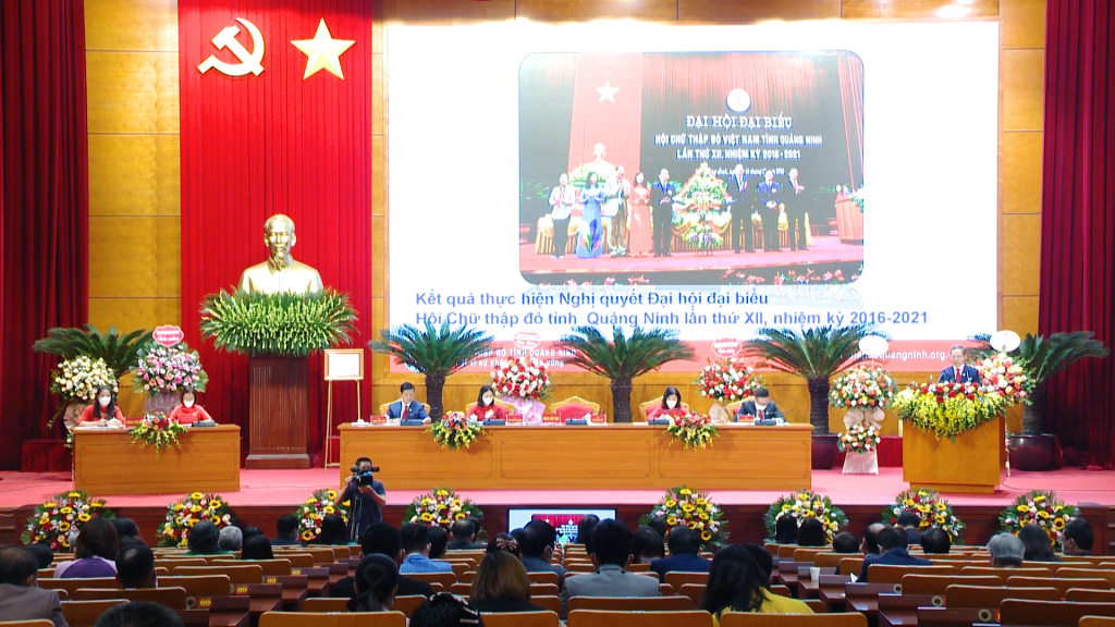 Đại hội đại biểu Hội chữ thập đỏ tỉnh Quảng Ninh lần thứ XIII, nhiệm kỳ 2021-2026.