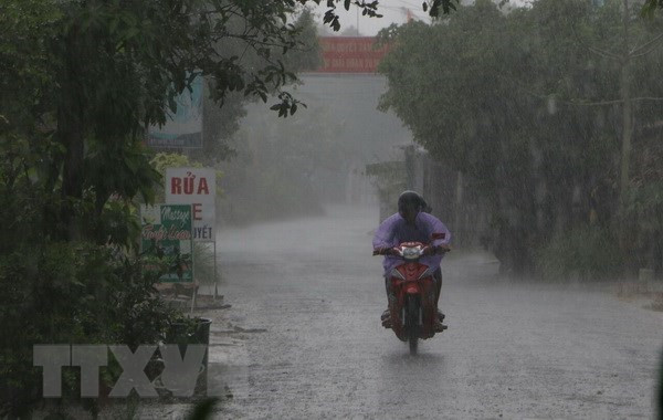 Chiều tối và đêm 2/1, các khu vực trong cả nước đều có mưa, dông hình ảnh 1 Chieu toi va dem 2/1, cac khu vuc trong ca nuoc deu co mua, dong hinh anh 1