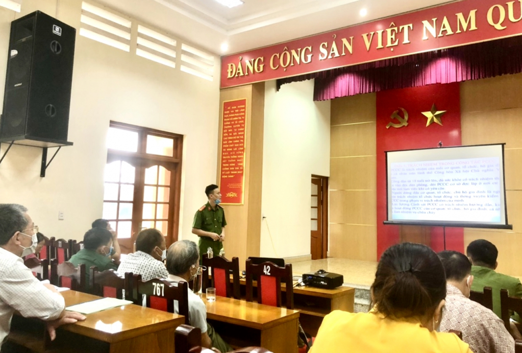 Học viên được trang bị các kiến thức cơ bản về PCCC.