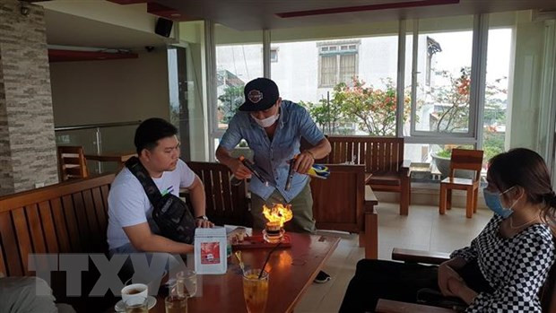 Lâm Đồng: Lập biên bản vụ 'ly càphê đắt nhất Việt Nam' hình ảnh 2 Lam Dong: Lap bien ban vu 'ly caphe dat nhat Viet Nam' hinh anh 2