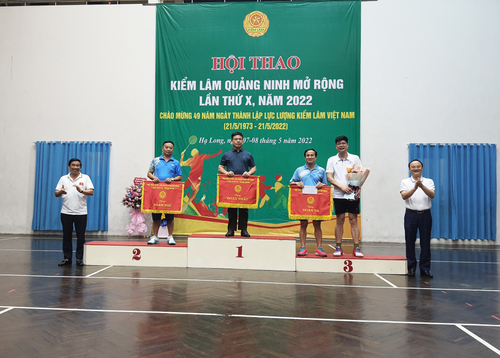 Kết quả Ban tổ chức đã trao giải nhất toàn đoàn cho TP Hạ Long, giải nhì, ba và giải khuyến khích toàn đoàn lần lượt thuộc về huyện Ba Chẽ, Trường CĐ nông, lâm Đông Bắc và huyện Bình Liêu.