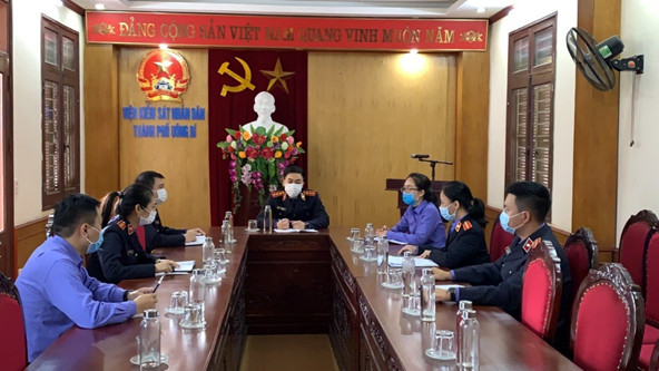 Đơn vị họp rút kinh nghiệm sau phiên tòa.