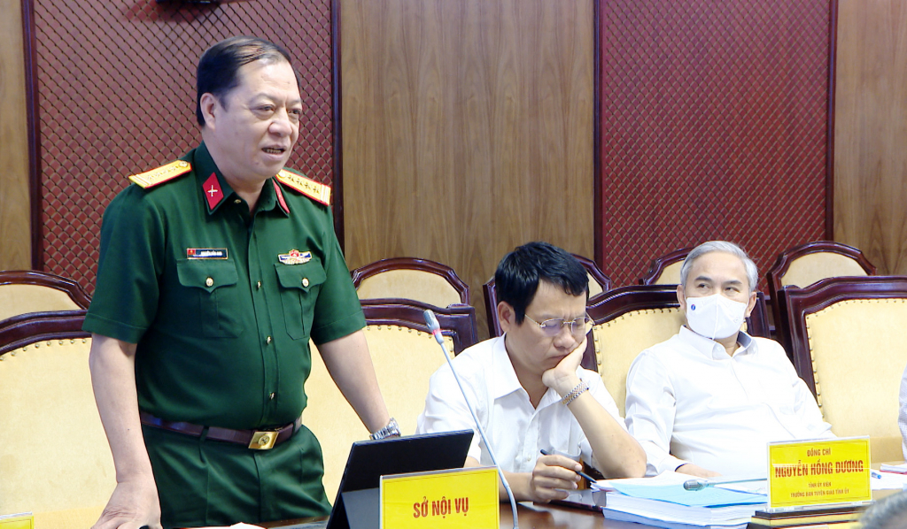 Đại diện Tổng Công ty Đông Bắc phát biểu tại hội nghị.