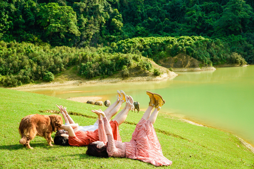 Thảo nguyên Đồng Lâm thay áo mới mùa nước nổi, đẹp như cổ tích - Ảnh 7. Thảo nguyên Đồng Lâm thay áo mới mùa nước nổi, đẹp như cổ tích - Ảnh 7.