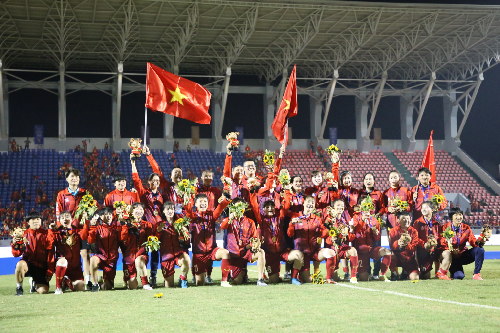 Tuyển nữ Việt Nam đã có một kết thúc ngọt ngào cho kỳ SEA Games 31.