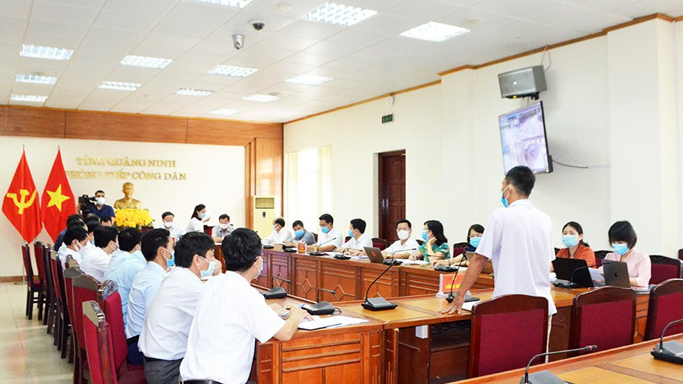 Một buổi tiếp công dân định kỳ của lãnh đạo tỉnh.