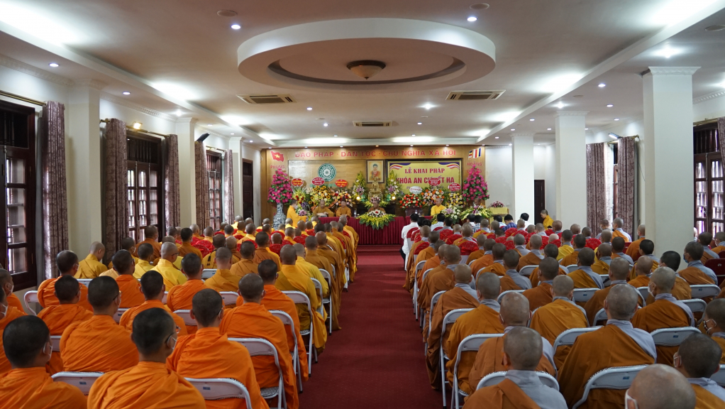 Quang cảnh chương trình Lễ khai pháp Trường hạ PL.2566-DL.2022