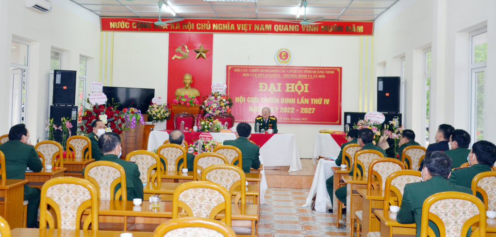 Hội CCB Khối các cơ quan và doanh nghiệp tỉnh rút kinh nghiệm sau Đại hội Hội CCB Sở LĐ-TB&XH tỉnh lần thứ IV, nhiệm kỳ 2022-2027.