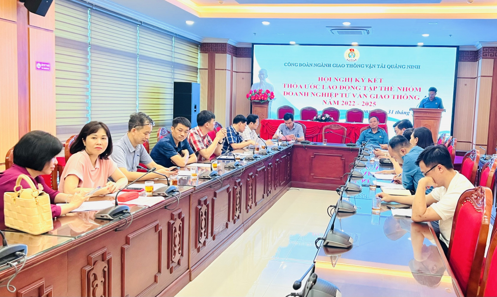 Hội nghị ký kết thỏa ước lao động tập thể nhóm doanh nghiệp tư vấn, Công đoàn ngành GTVT.