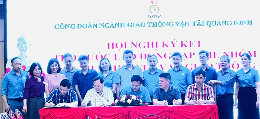 5 doanh nghiệp tham gia ký kết thỏa ước lao động tập thể nhóm doanh nghiệp tư vấn.