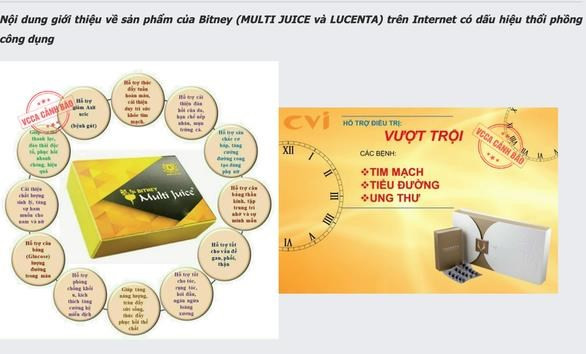 Cảnh báo kinh doanh đa cấp liên quan sản phẩm Multi Juice và Lucenta hình ảnh 1 Canh bao kinh doanh da cap lien quan san pham Multi Juice va Lucenta hinh anh 1