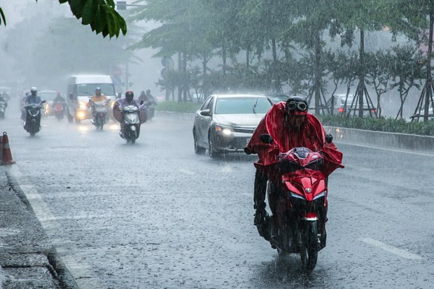 Bắc Bộ mưa to về đêm và sáng, đề phòng lũ quét và sạt lở ở vùng núi hình ảnh 1 Bac Bo mua to ve dem va sang, de phong lu quet va sat lo o vung nui hinh anh 1