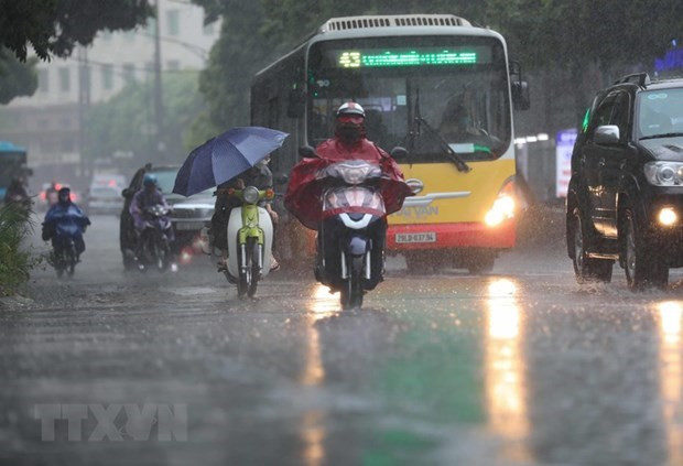 Mưa dông trên diện rộng ở Bắc Bộ kéo dài đến ngày Tết Trung Thu hình ảnh 1 Mua dong tren dien rong o Bac Bo keo dai den ngay Tet Trung Thu hinh anh 1
