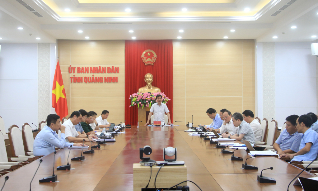 Đồng chí Nguyễn Tường Văn, Phó Bí thư Tỉnh ủy, Chủ tịch UBND tỉnh, phát biểu kết luận.