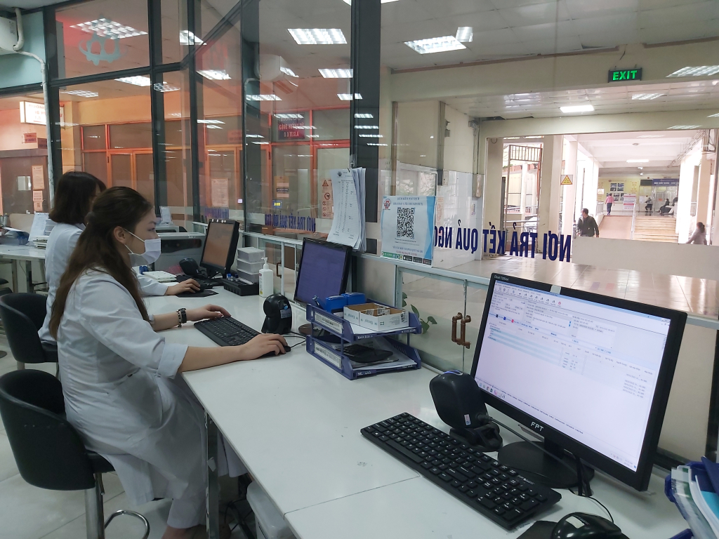 Kết quả xét nghiệm, chẩn đoán hình ảnh được Bệnh viện tỉnh cập nhật trên hệ thống quản lý của Bệnh viện và đưa vào hồ sơ bệnh án điện tử của bệnh nhân.