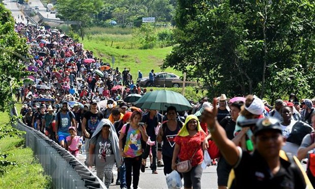 Mỹ viện trợ 200 triệu USD cho người di cư Mexico và Trung Mỹ hình ảnh 1 My vien tro 200 trieu USD cho nguoi di cu Mexico va Trung My hinh anh 1