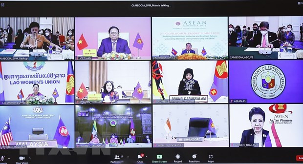 Thủ tướng dự Hội nghị thượng đỉnh Lãnh đạo nữ ASEAN lần thứ hai hình ảnh 2 Thu tuong du Hoi nghi thuong dinh Lanh dao nu ASEAN lan thu hai hinh anh 2
