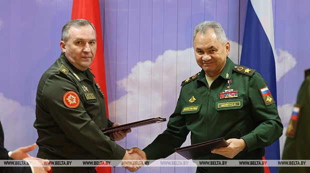 Nga và Belarus điều chỉnh thỏa thuận về đảm bảo an ninh khu vực hình ảnh 1 Nga va Belarus dieu chinh thoa thuan ve dam bao an ninh khu vuc hinh anh 1